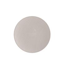 Prato de Sobremesa Relevo Dunas Cinza Germer Porcelanas Prato de Sobremesa Relevo Dunas Cinza Germer Porcelanas