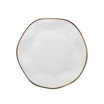 Prato de Sobremesa Ryo Maresia em Porcelana Decorada 21,5cm