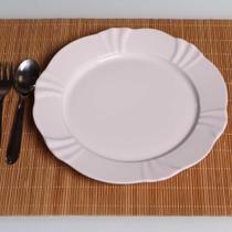 Prato de Sobremesa Soleil White 23cm - Oxford