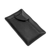 Prato De Sushi Com Porta Shoyu Em Melamina 19X12cm - Gourmet Mix