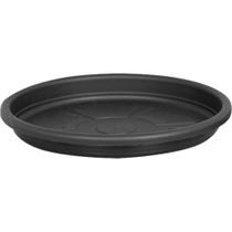 Prato De Vaso Redondo 35Cm Preto Prato De Vaso Redondo 35Cm Preto