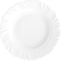 Prato de Vidro Fundo 23cm Pétala Opaline Duralex Prato de Vidro Fundo 23cm Pétala Opaline Duralex