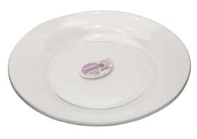 Prato de Vidro Fundo Astral Duralex Santa Marina - Branco