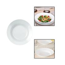 Prato de Vidro Menu Fundo 23 cm Prato de Vidro Menu Fundo 23 cm