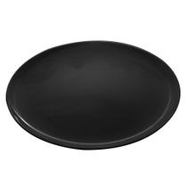 Prato De Vidro Opalino Friends Time Pizza Black 32Cm - Lyor