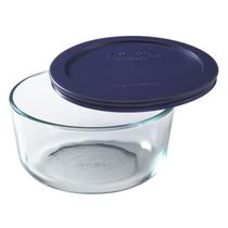 Prato de vidro para armazenamento de alimentos Pyrex Simply Store com tampa sem BPA de 950 ml Prato de vidro para armazenamento de alimentos Pyrex Simply Store com tampa sem BPA de 950 ml