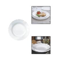 Prato de Vidro Petala Fundo 23,5 cm Prato de Vidro Petala Fundo 23,5 cm