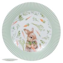 Prato De Vidro Raso De Páscoa 25,4cm - Florarte