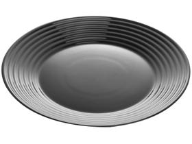 Prato de Vidro Redondo 27cm Preto Raso Luminarc - Herena Black