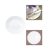 Prato de Vidro Saturno Raso 26cm Prato de Vidro Saturno Raso 26cm