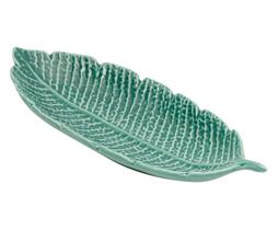 Prato Decorativo em Porcelana Folha Donatienne - 16x6,5cm - Prestige