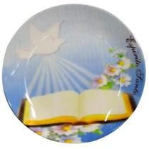 Prato Decorativo Espirito Santo com Suporte 21cm