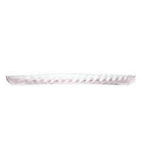Prato Decorativo Lyor Leaf de Cristal 39cm x 13,5cm x 3cm Prato Decorativo Lyor Leaf de Cristal 39cm x 13,5cm x 3cm