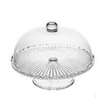 Prato Decorativo para Bolo e Tampa de Vidro Prato Decorativo para Bolo e Tampa de Vidro