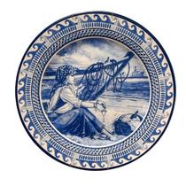 Prato Decorativo Portugues Artesanal Luiz Salvador MOD 2 Prato Decorativo Portugues Artesanal Luiz Salvador MOD 2