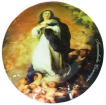 Prato Decorativo Santo Expedito com Suporte 21cm