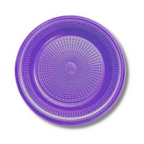 Prato descartavel (15 cm.) roxo c/ 10