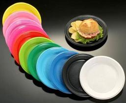 Prato descartável 15cm - 10 pacotes