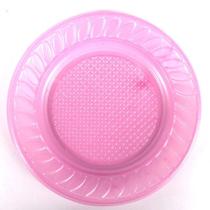 Prato Descartável 15Cm 10Un Pink