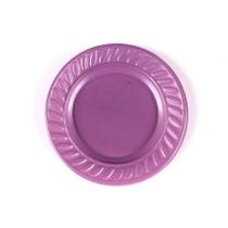 Prato Descartável 15Cm 10Un Roxo