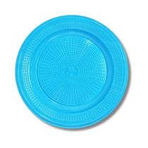 Prato descartavel (18 cm.) azul claro c/ 10 un. Prato descartavel (18 cm.) azul claro c/ 10 un.