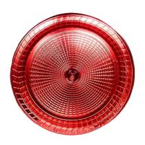 Prato Descartável Metalizado Vermelho 15cm - 10 Unidades