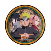 Prato Descartável Naruto Shippuden Para Festa de Aniversário Prato Descartável Naruto Shippuden Para Festa de Aniversário