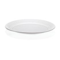 Prato Descartável Raso Platex 20cm Branco C/10 Unidades