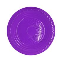 Prato Descartável Roxo Neon 15cm - 10 Unidades Prato Descartável Roxo Neon 15cm - 10 Unidades
