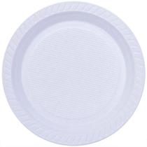 Prato Descartável Sobremesa 21cm Branco - 10 unid Prato Descartável Sobremesa 21cm Branco - 10 unid