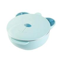 Prato Dividido Para Bebês Com Base De Sucção, Bandeja Térmica Antiderrapante Em Aço Inoxidável,