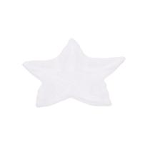 Prato Em Acrílico Estrela Transparente 40Cm - Entrecasa Prato Em Acrílico Estrela Transparente 40Cm - Entrecasa