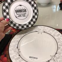 Prato Em Cerâmica Barbecue Alleanza - Cx