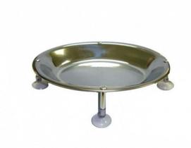 Prato em Inox com Ventosa Expansão