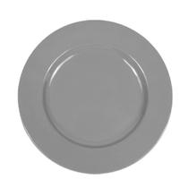 Prato em Melamina Cinza 25,5cm Buffet Restaurante Hotel Prato em Melamina Cinza 25,5cm Buffet Restaurante Hotel