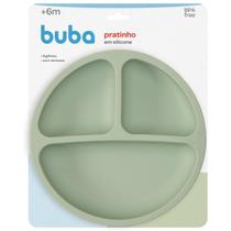 Prato Em Silicone Com Ventosa e Divisórias Infantil Buba Introdução Alimentar Bebê Criança Prato Em Silicone Com Ventosa e Divisórias Infantil Buba Introdução Alimentar Bebê Criança