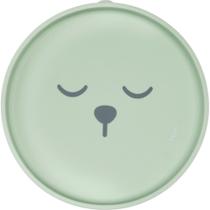 Prato Em Silicone Com Ventosa Gummy Verde - Buba