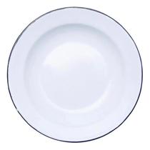 Prato Esmaltado Branco 22cm Fundo Cozinha Rustico Prato Esmaltado Branco 22cm Fundo Cozinha Rustico