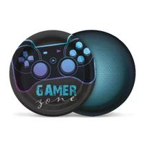 Prato Festa Video Game Gamer 18 cm - 8 unidades