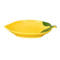 Prato Formato Limão Siciliano De Cerâmica Bowl Cozinha Sobremesa Jantar Mesa Posta -