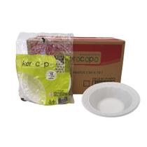 Prato Fundo 15cm Branco Kerocopo com 500 unidades - Estilo Cumbuca