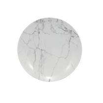 Prato Fundo 20 cm Porcelana Schmidt - Dec. Mármore Cinza