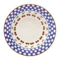 Prato Fundo 21,5cm Unitário Jardim de Cerejas - Biona Prato Fundo 21,5cm Unitário Jardim de Cerejas - Biona