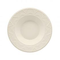 Prato Fundo 23 cm Cerâmica Serena Cream Oxford