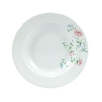 Prato Fundo 23 cm Porcelana Real by Schmidt - Dec. Tereza 2347 Prato Fundo 23 cm Porcelana Real by Schmidt - Dec. Tereza 2347