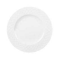 Prato Fundo 23cm Porcelana Ingrid Tramontina Relevo Branco Refeição