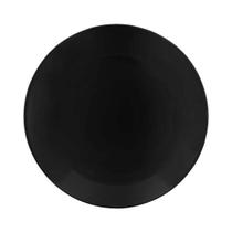 Prato Fundo 24cm De Porcelana Preto Para Servir Receitas Caldos Sopas Colocar Mesa De Jantar
