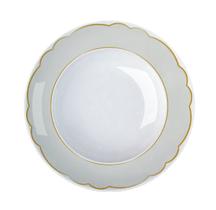 Prato Fundo 24cm Royal Off-White Ouro Germer Porcelanas