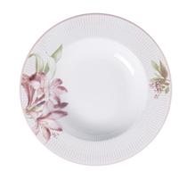 Prato Fundo 28cm Poème Sopa Porcelana Decorada Floral Tramontina Prato Fundo 28cm Poème Sopa Porcelana Decorada Floral Tramontina