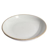 Prato Fundo Aba 26,3cm Artisan Branco 1552ml - Corona